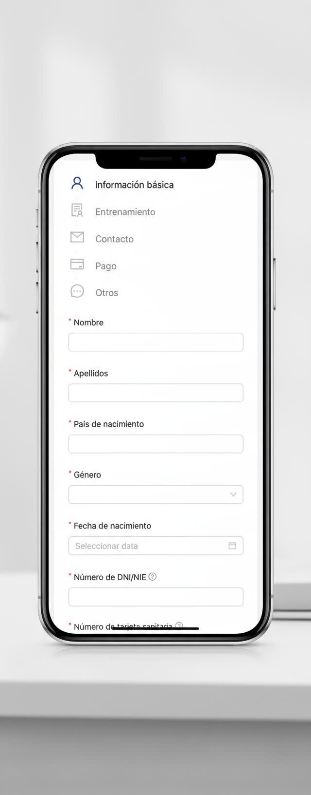 Gestión de Atletas